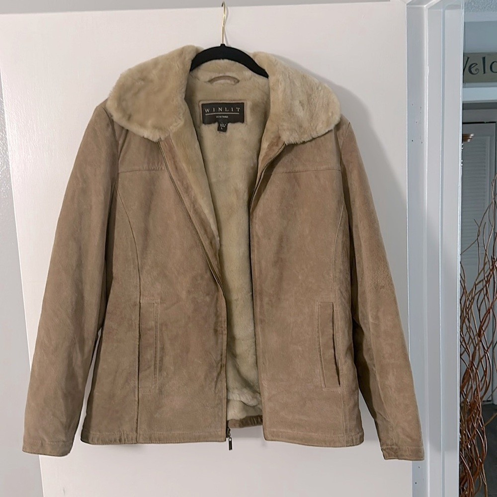 Winlit suede winter coat